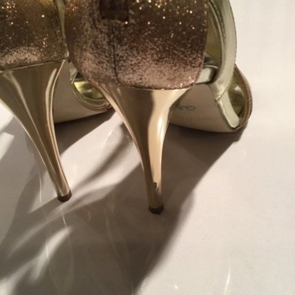 Elegant Guess Evening Heels, Gold - priced to sell - Picture 4 of 7